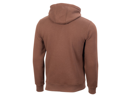 Sudadera con capucha marrón