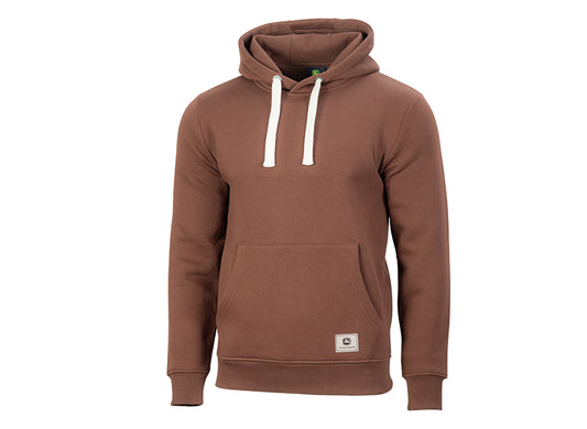 Sudadera con capucha marrón